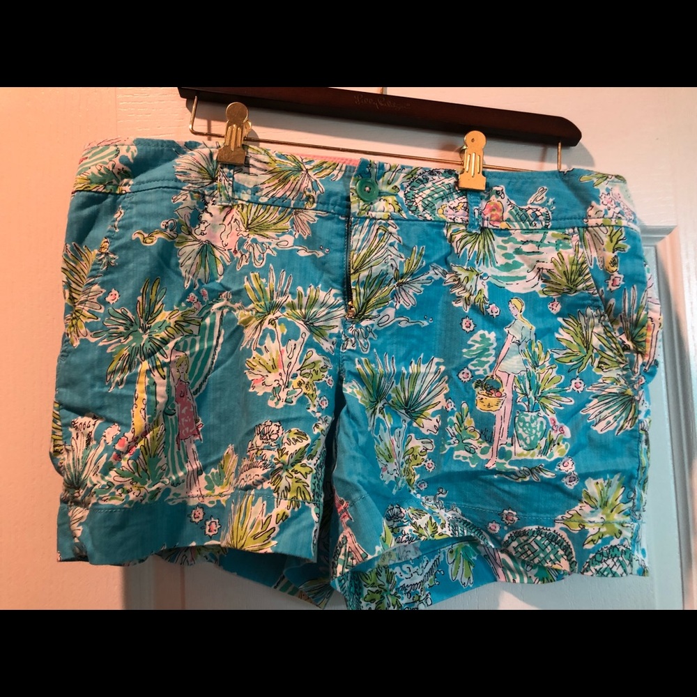 Lilly Pulitzer Jungle Glam shorts